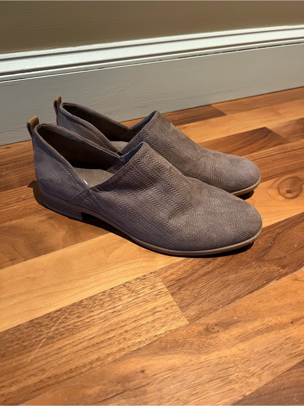 Dr. Scholls Women's Low Heel Slip-On Loafers in Taupe